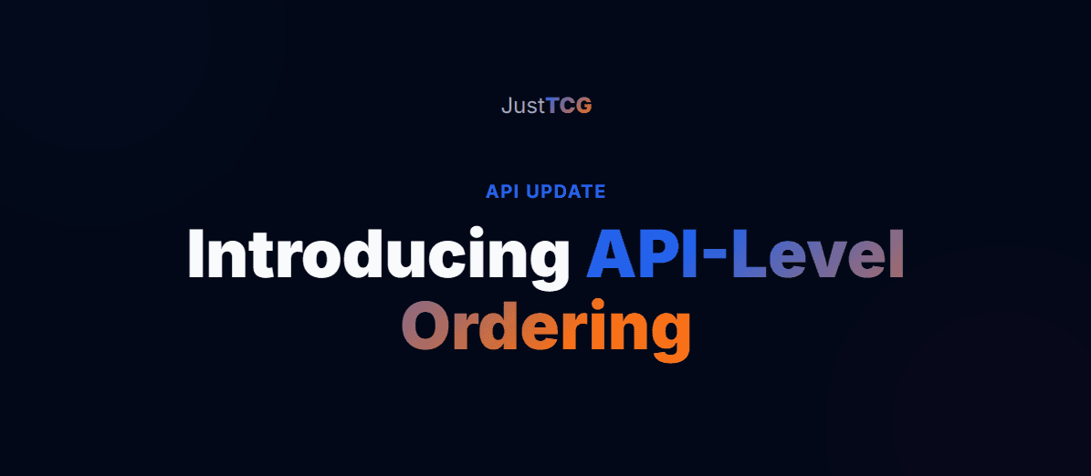 Stop Sorting, Start Building: Introducing API-Level Ordering